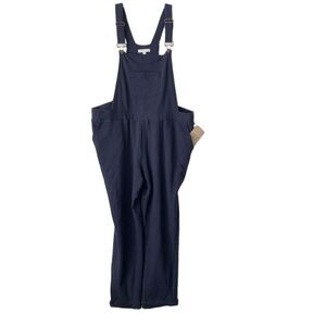 Frye and Co Jumpsuit Navy Night Sky Heritage Cotton Pockets